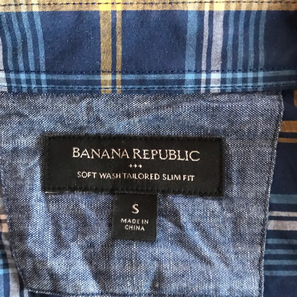 Banana Republic Tailored Slim Fit Shirt size Small - Picture 5 of 5